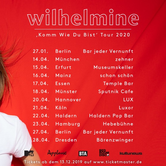 Wilhelmine_Komm Wie Du Bist Tour